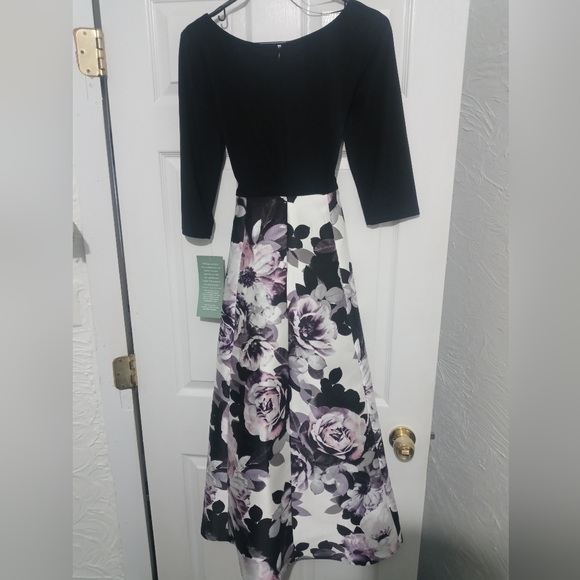 NWT floral hi-low 3/4 sleeve dress - Picture 7 of 7